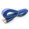 blauer flacher HDMI Kabel-Mann 1080P HD Fernsehen CCS 1.5m zum Mann